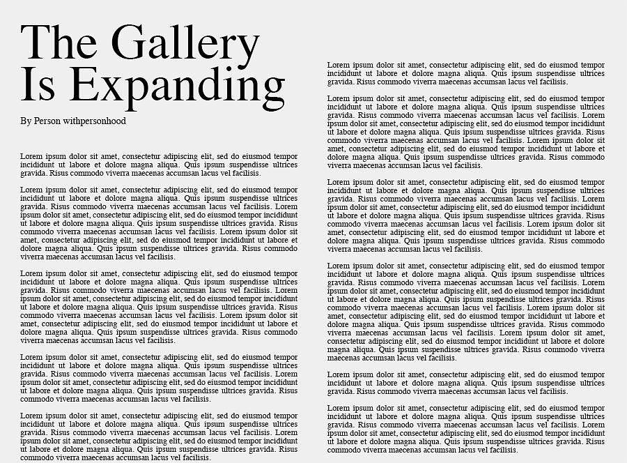 The Gallery is Expanding!